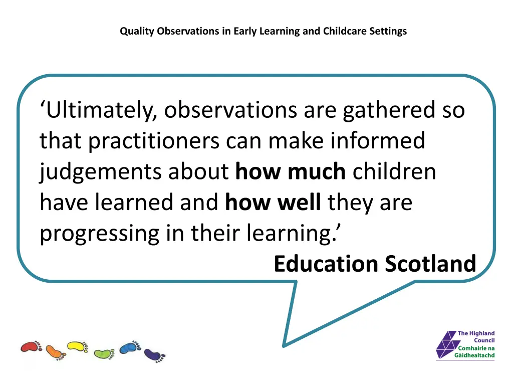 quality observations in early learning 3