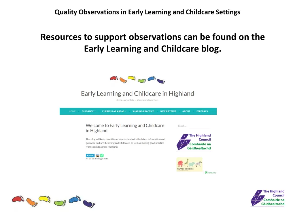 quality observations in early learning 34