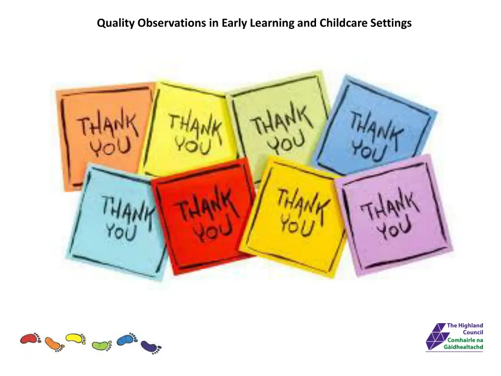 quality observations in early learning 36