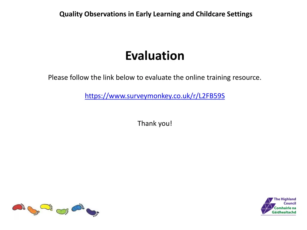 quality observations in early learning 37