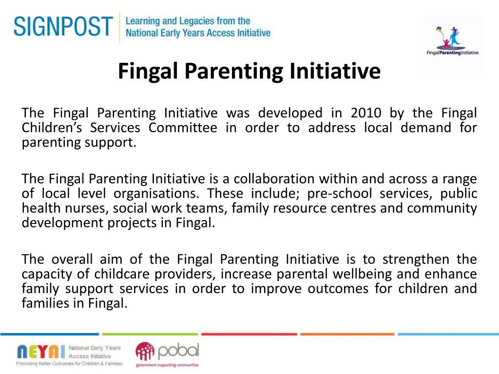 fingal parenting initiative