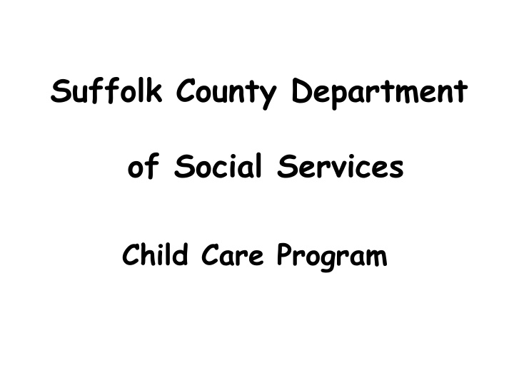 suffolk county department