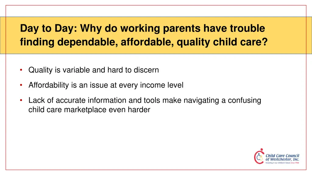 day to day why do working parents have trouble