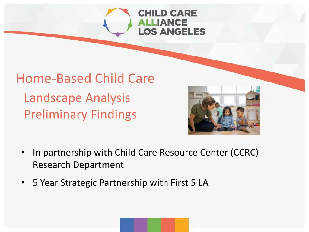 home based child care landscape analysis