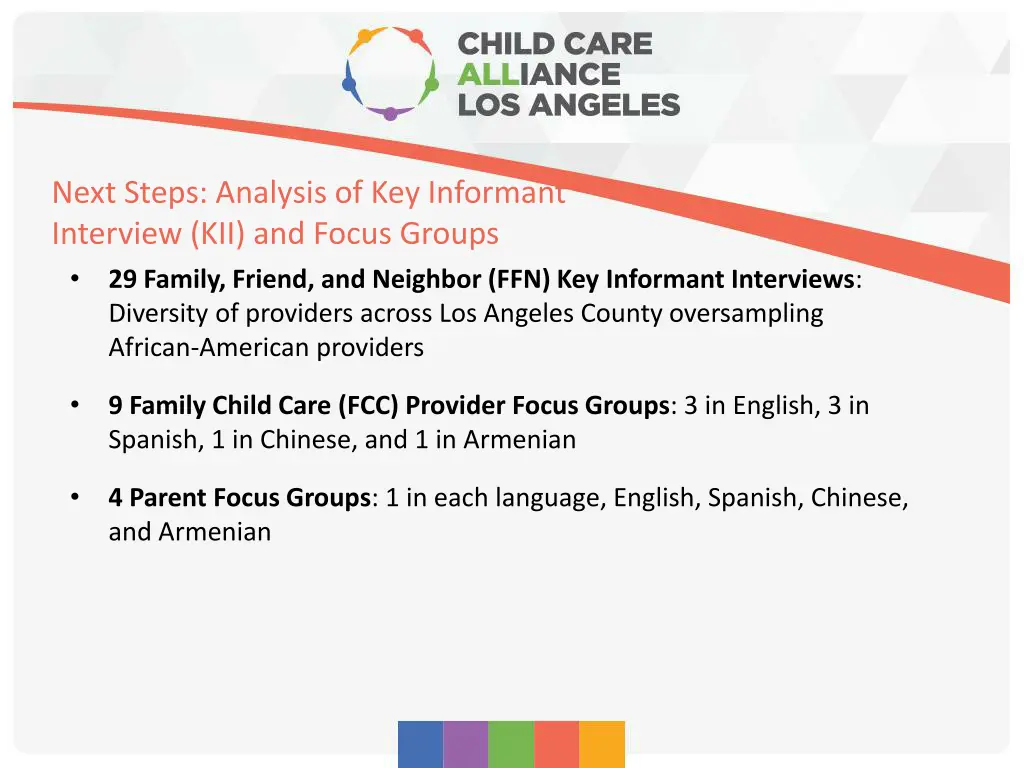 next steps analysis of key informant interview