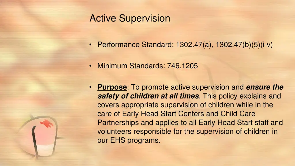 active supervision