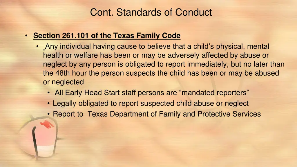 cont standards of conduct 1