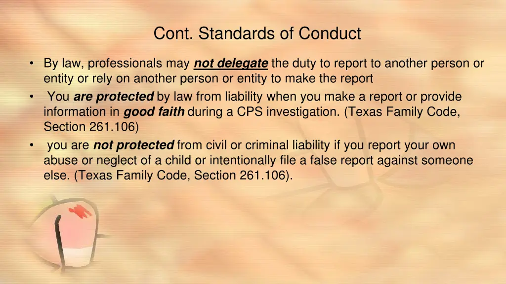 cont standards of conduct 2