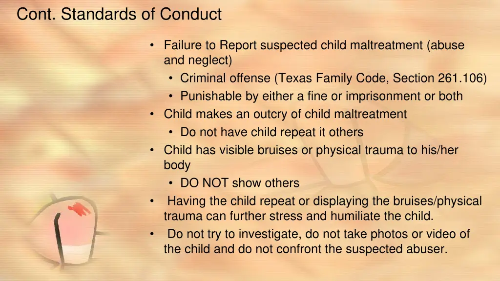 cont standards of conduct 3