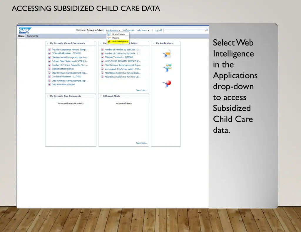 accessing subsidized child care data