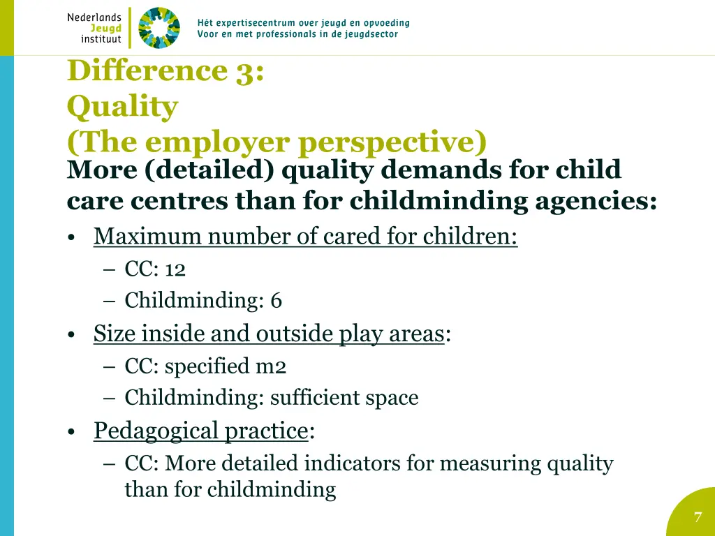 difference 3 quality the employer perspective 1