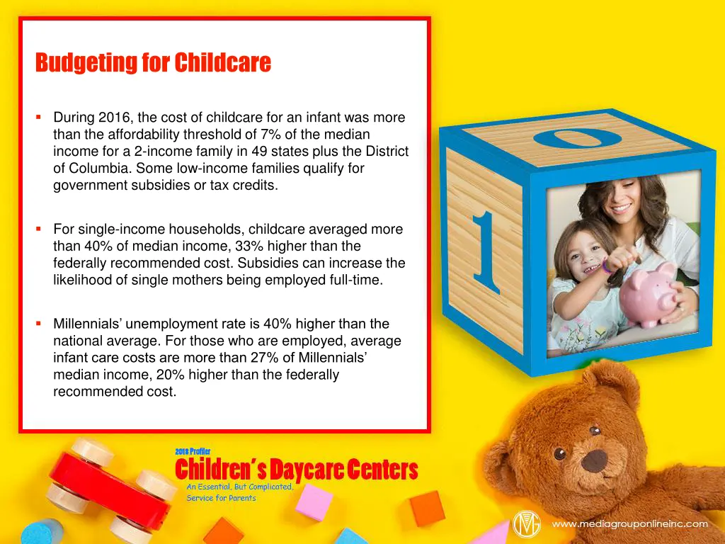 budgeting for childcare