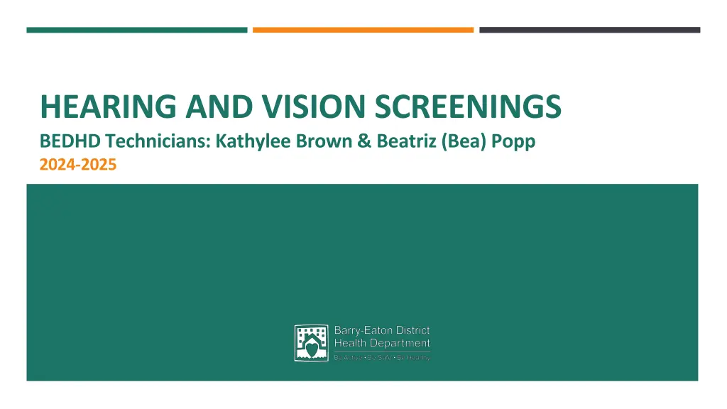 hearing and vision screenings bedhd technicians