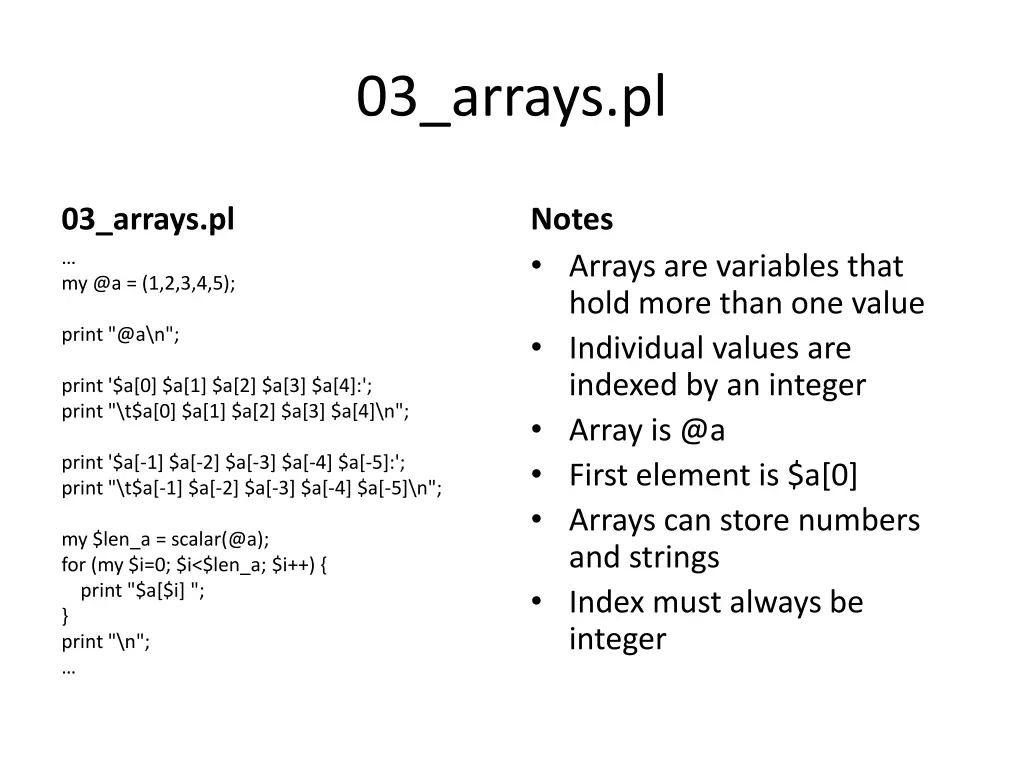 03 arrays pl