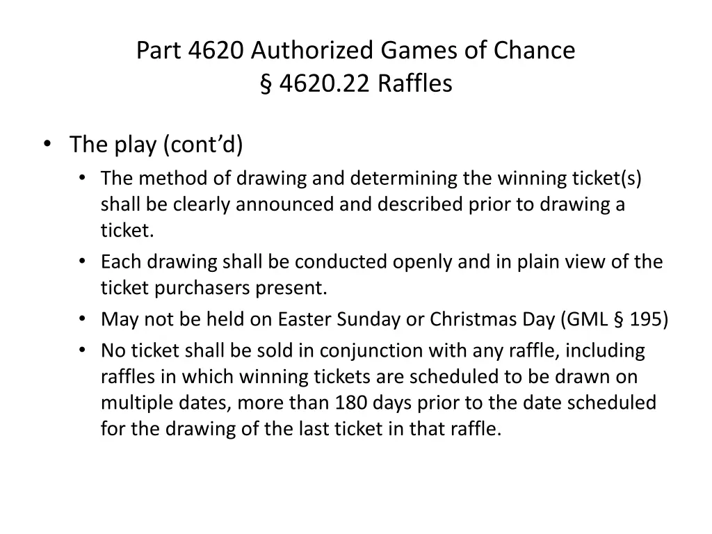 part 4620 authorized games of chance 4620 3