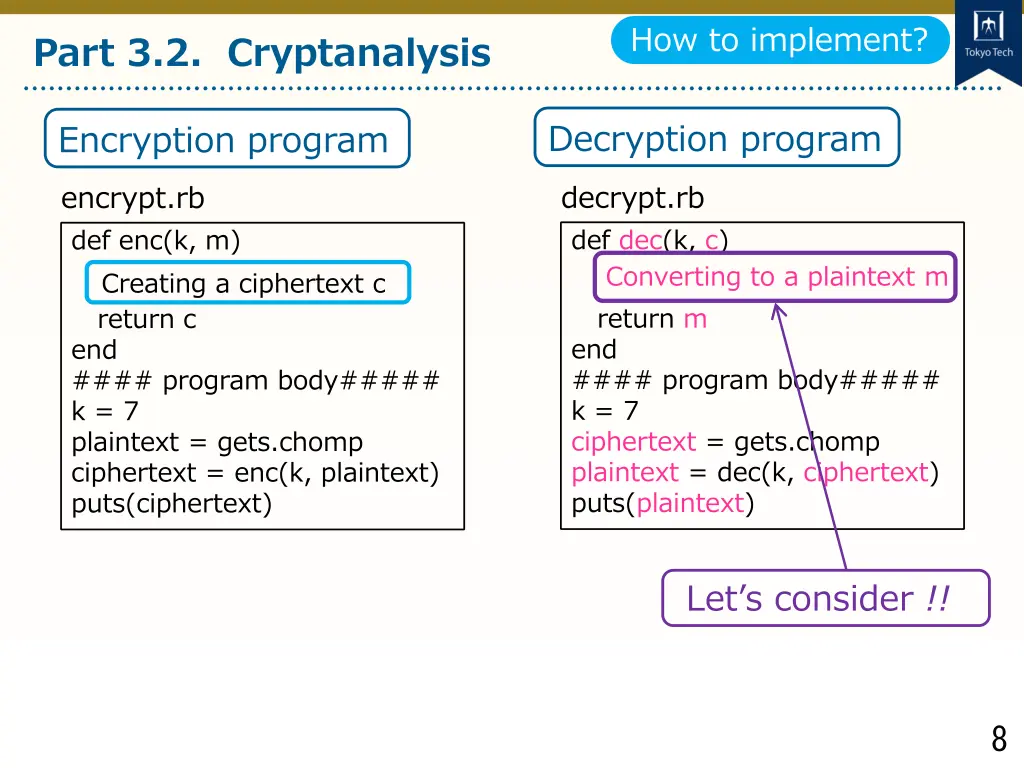 how to implement 1