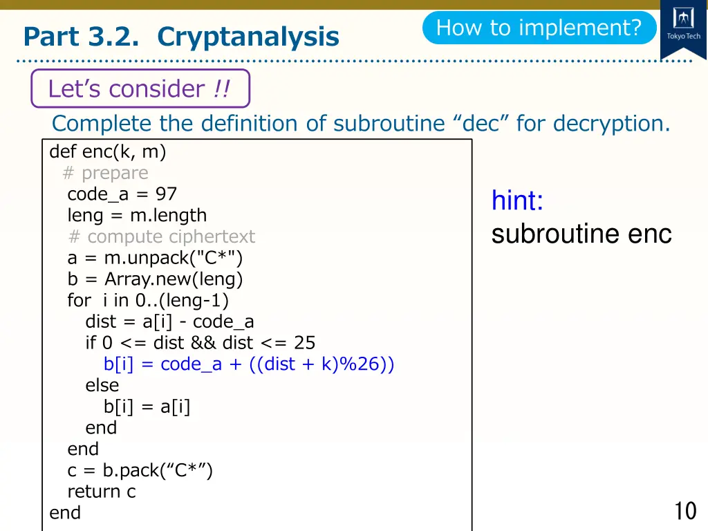 how to implement 3