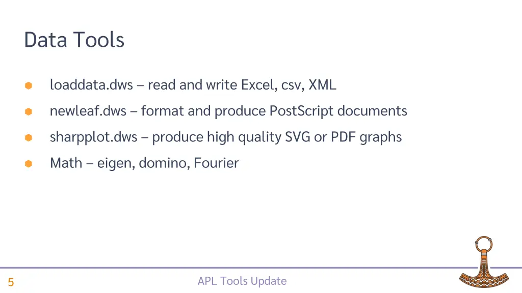 data tools