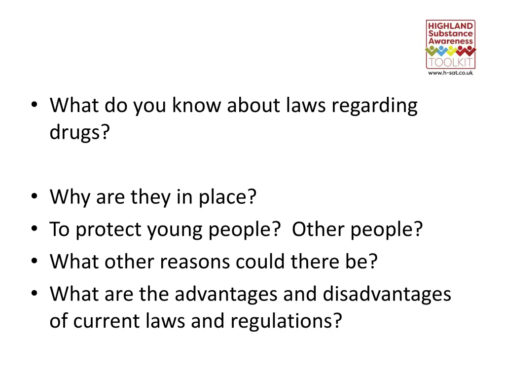 what do you know about laws regarding drugs