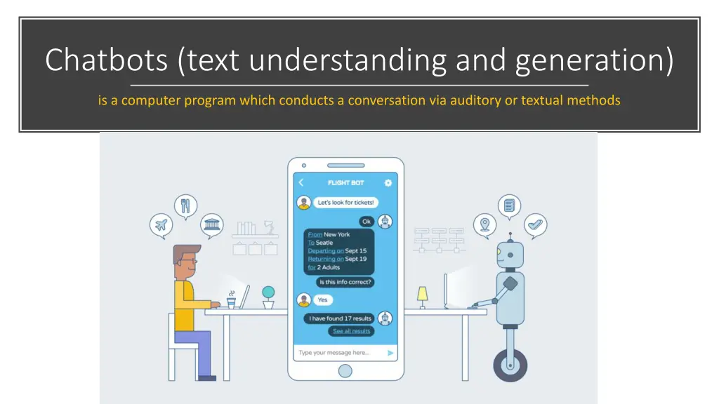 chatbots text understanding and generation