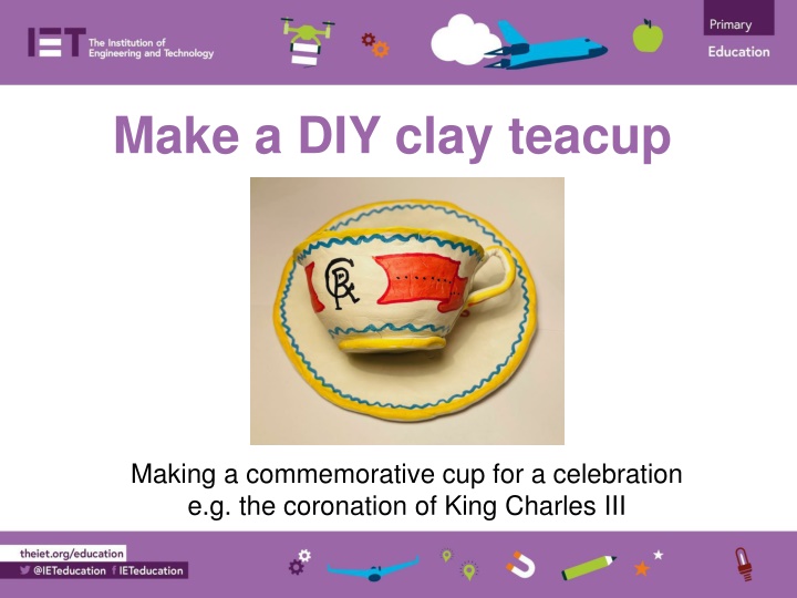 make a diy clay teacup