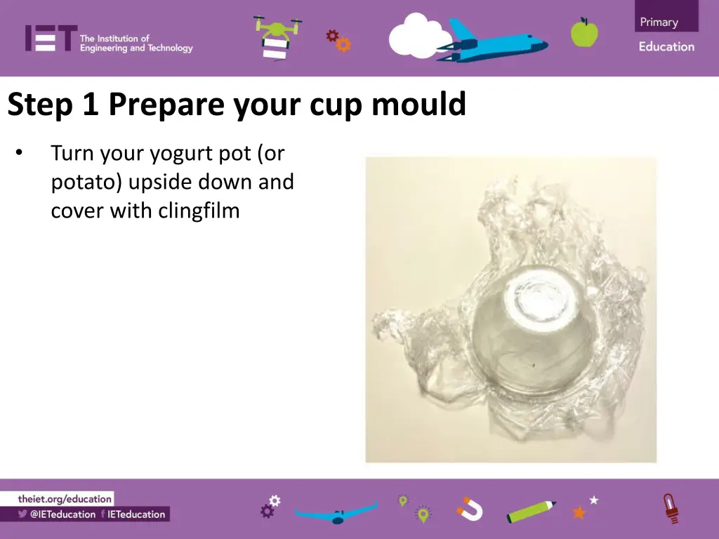 step 1 prepare your cup mould