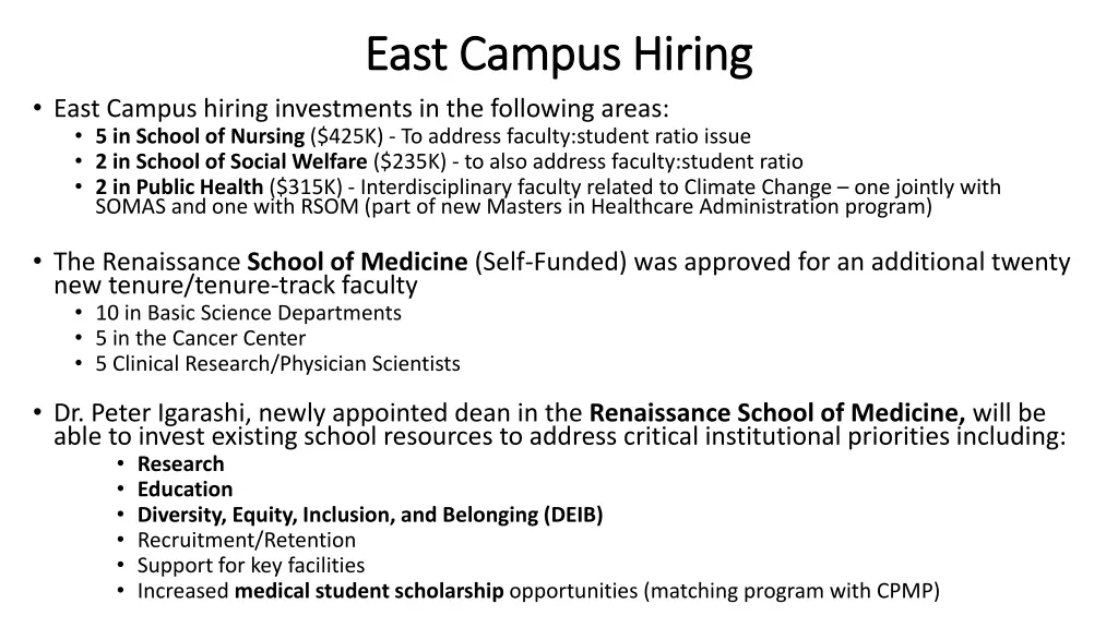 east campus hiring east campus hiring