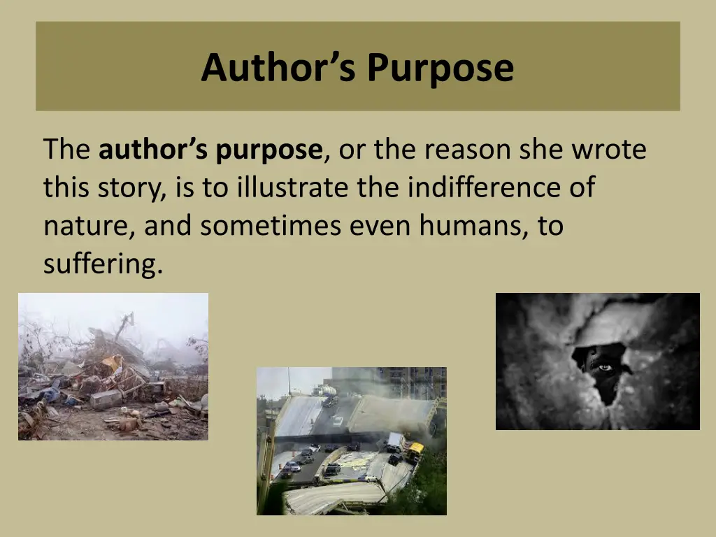 author s purpose