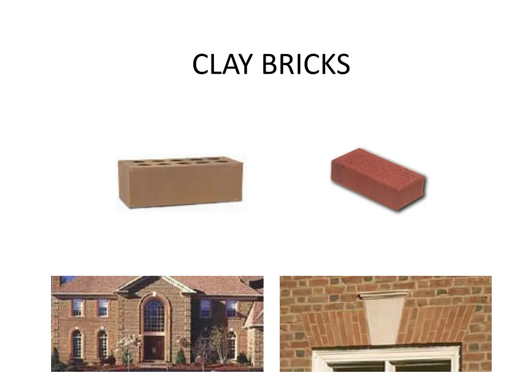 clay bricks