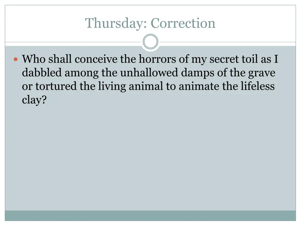 thursday correction 1