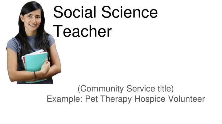 social science teacher