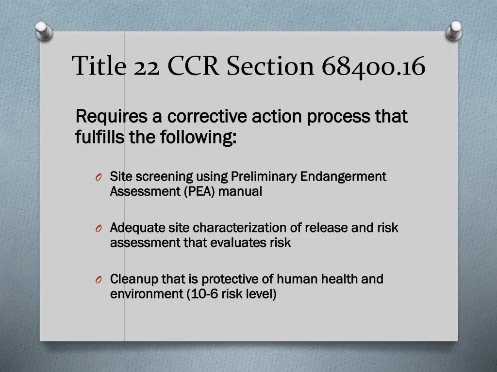 title 22 ccr section 68400 16