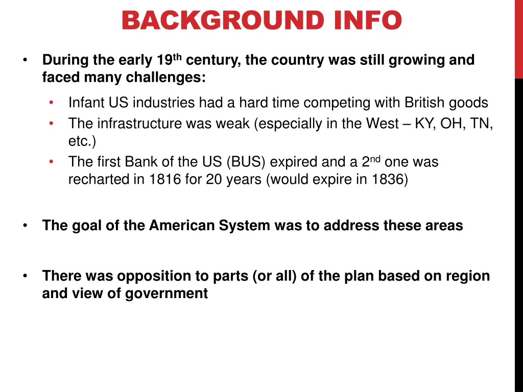 background info