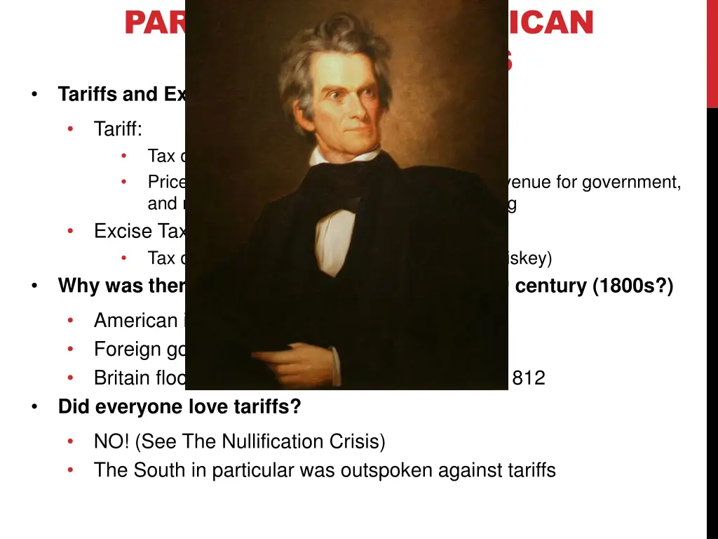 part iii of the american system tariffs tariffs