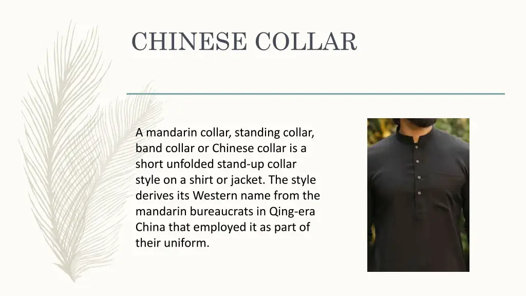 chinese collar