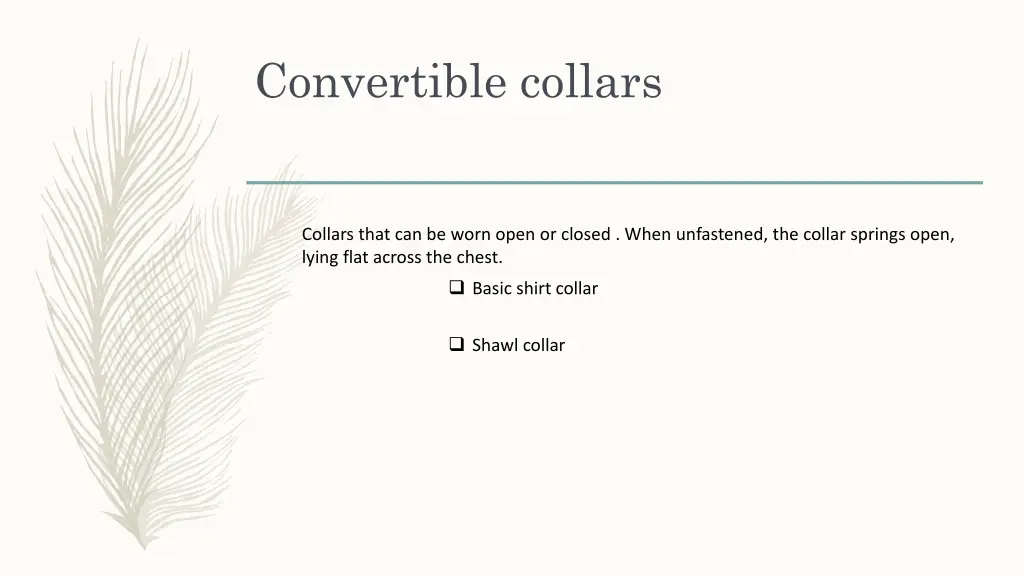 convertible collars