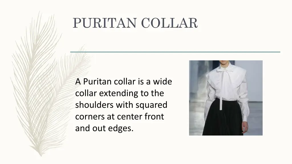 puritan collar