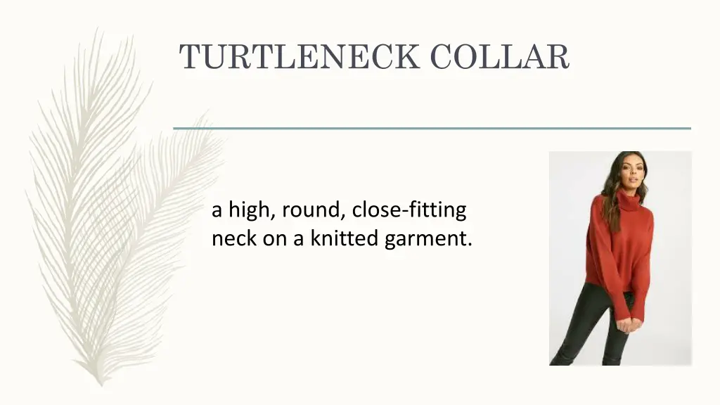 turtleneck collar