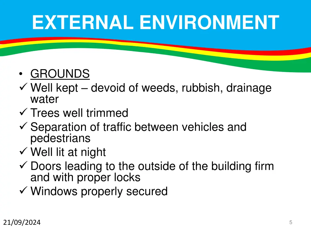 external environment