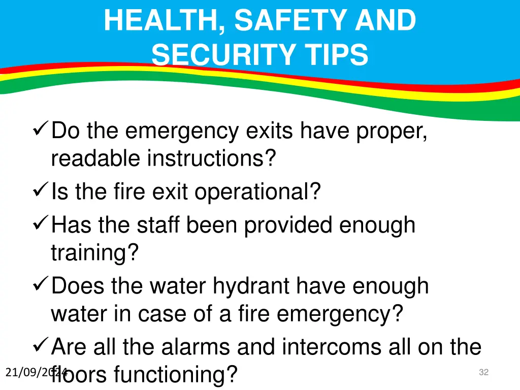 health safety and security tips 3