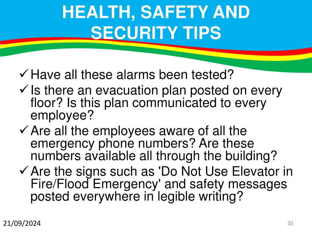 health safety and security tips 4