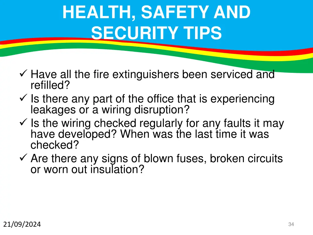 health safety and security tips 5