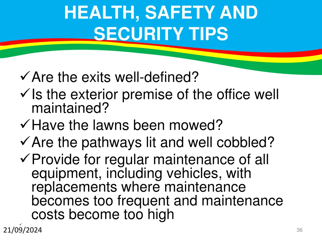 health safety and security tips 7