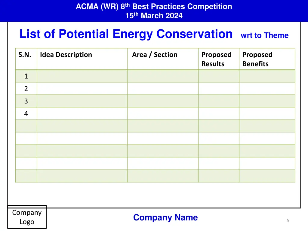 acma wr 8 th best practices competition 4