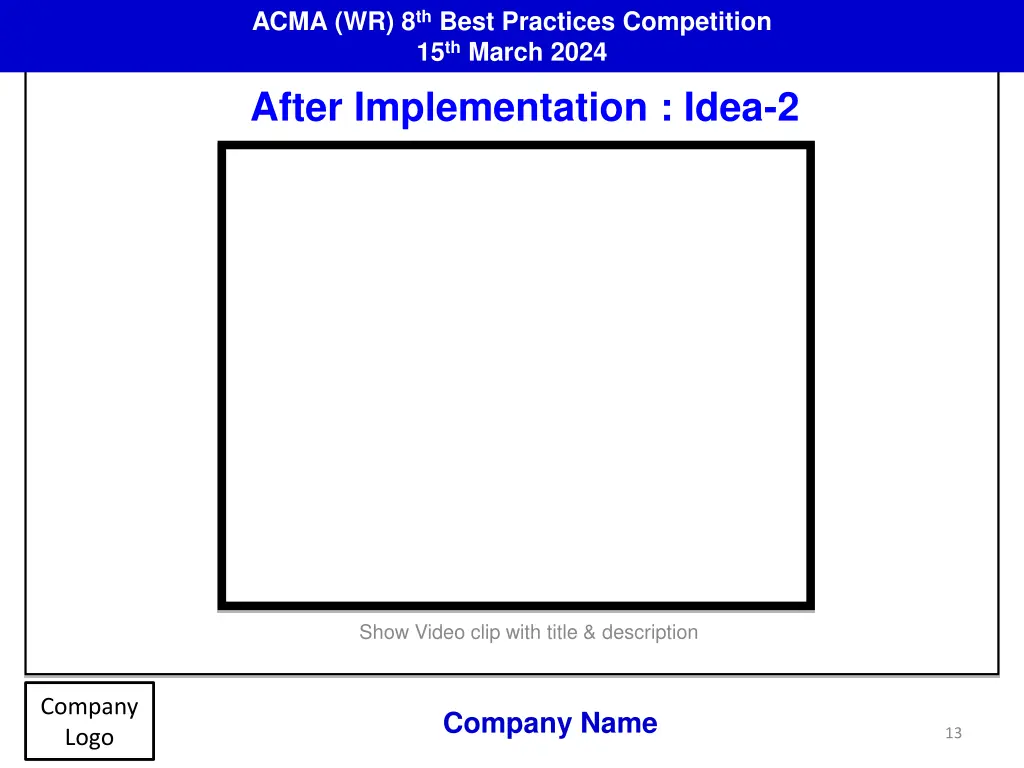 acma wr 8 th best practices competition 9