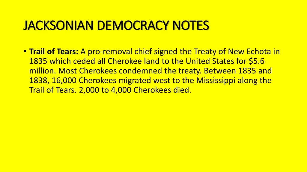 jacksonian democracy notes jacksonian democracy 3