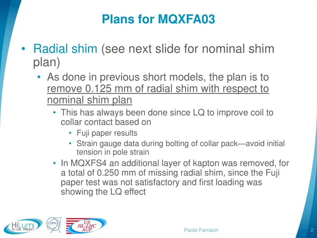 plans for mqxfa03