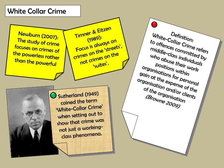 white collar crime