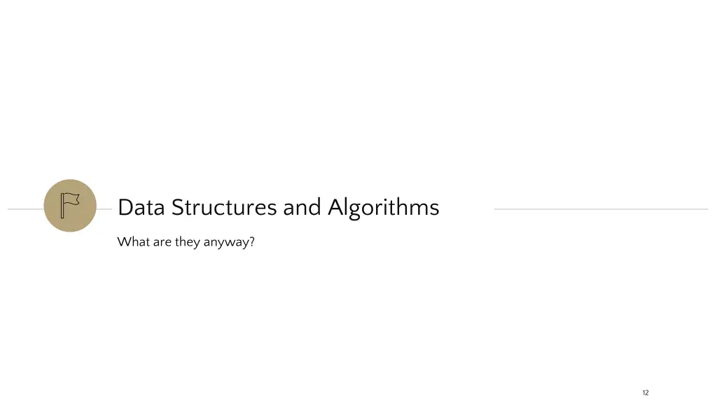 data structures and algorithms