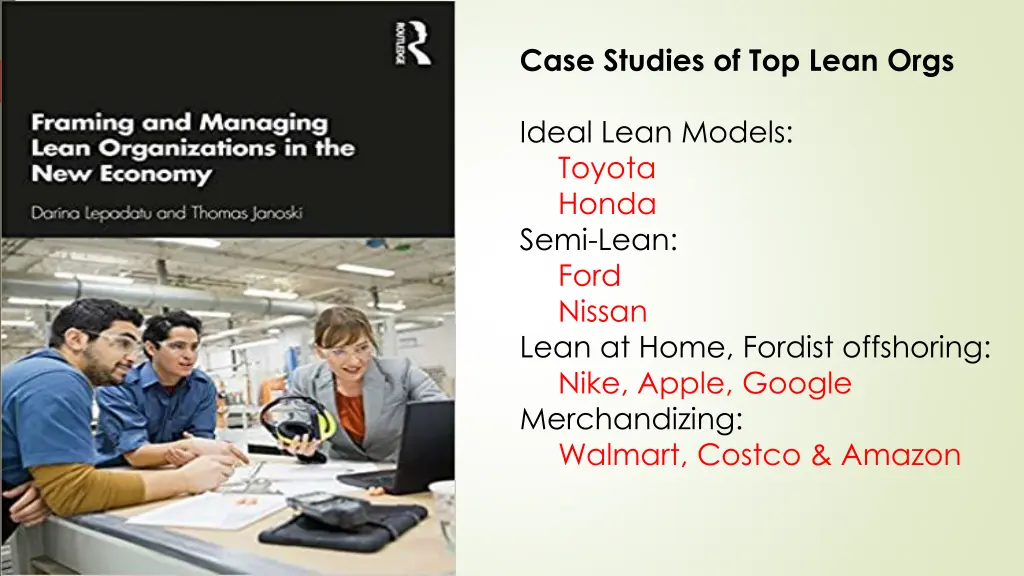 case studies of top lean orgs